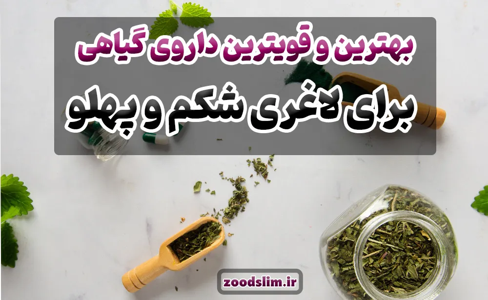 قویترین داروی گیاهی برای لاغری شکم و پهلو