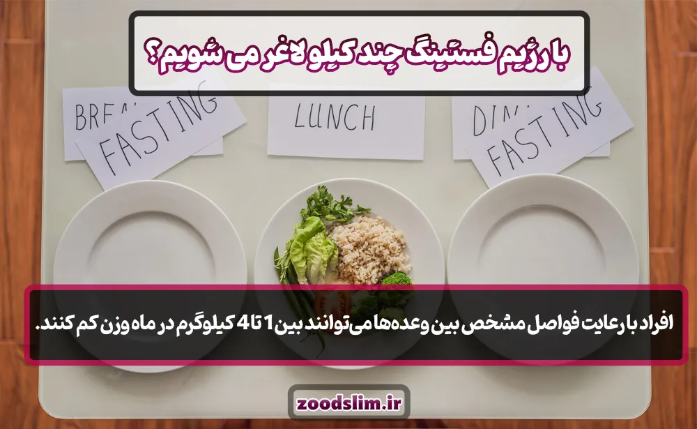 با رژیم فستینگ چند کیلو لاغر می شویم؟