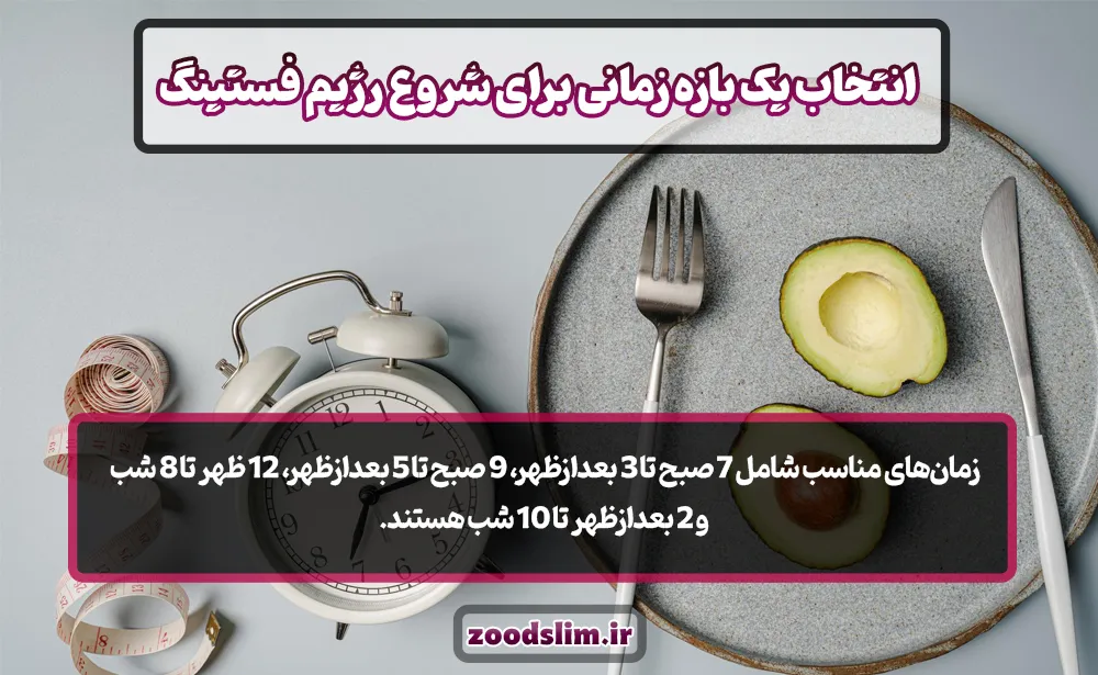 چگونه رژیم فستینگ بگیریم؟ (انتخاب یک بازه زمانی برای شروع رژیم فستینگ)
