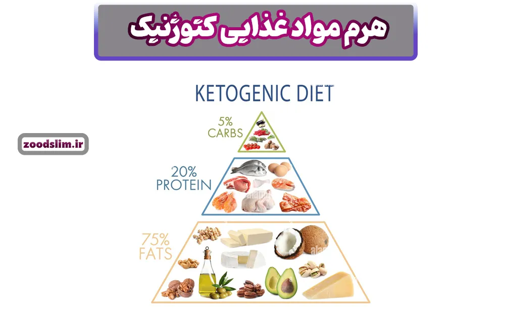 هرم مواد غذایی کتوژنیک