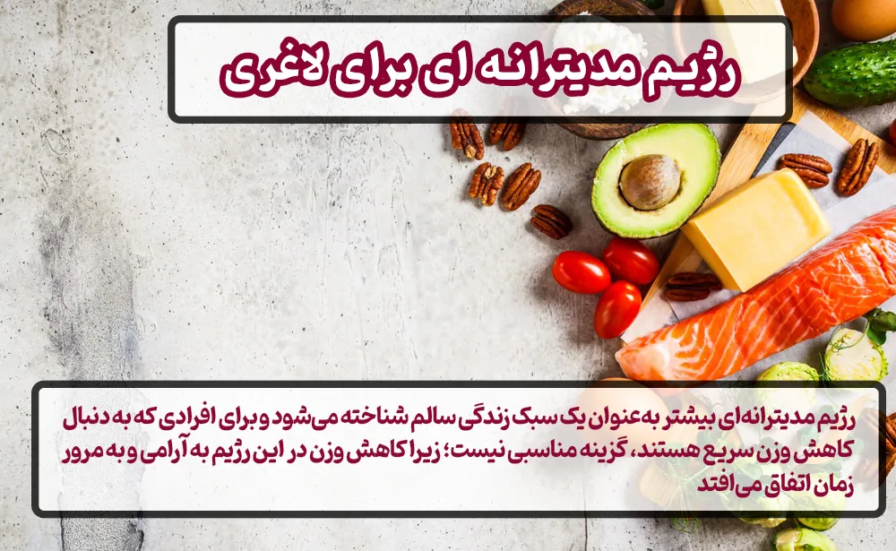 رژیم مدیترانه ای برای لاغری