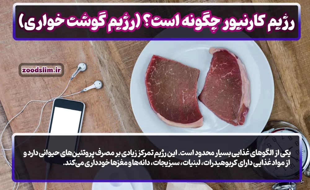 رژیم کارنیور چگونه است؟ (رژیم گوشت خواری)